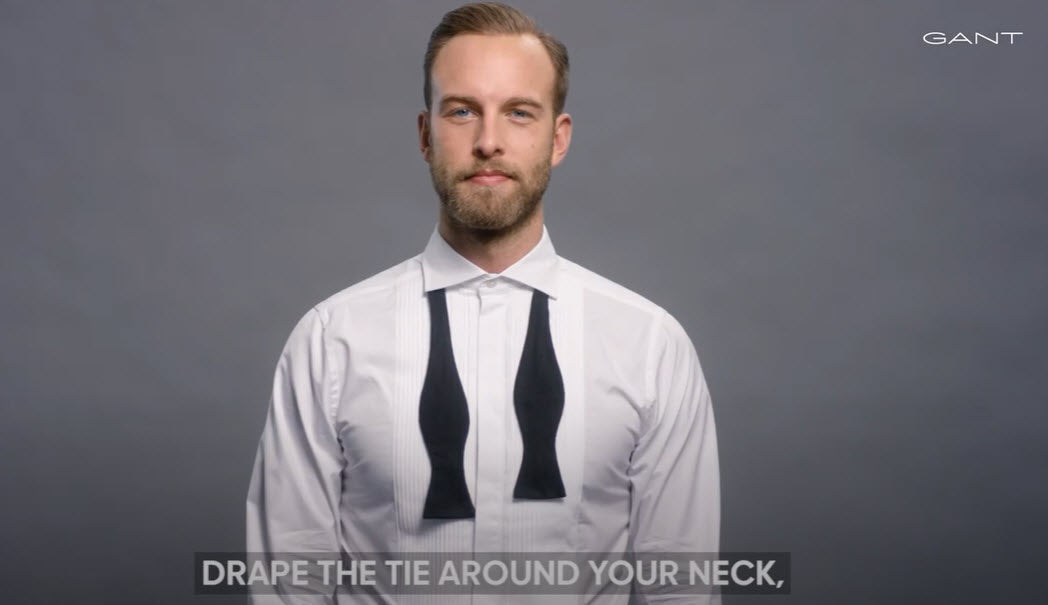 GANT - How To Tie a Tie Bow Tie