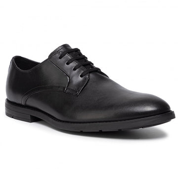 Κλειστά παπούτσια CLARKS Ronnie Walk 261438107 Black Leather 261438107