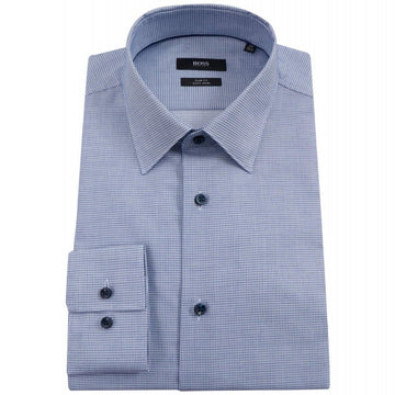 BOSS Πουκάμισο Καρό μπλέ