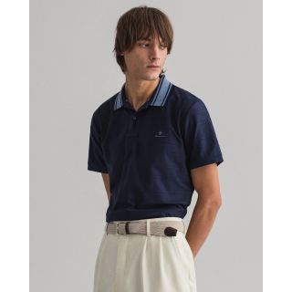 ΜΠΛΟΥΖΑ GANT POLO classic blue
