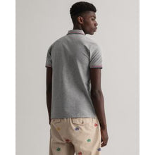 GANT POLO Pique μπλούζα ΓΚΡΙ