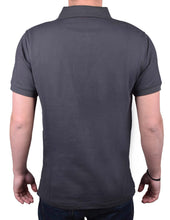 GANT POLO Pique μπλούζα DARK GRAPHITE