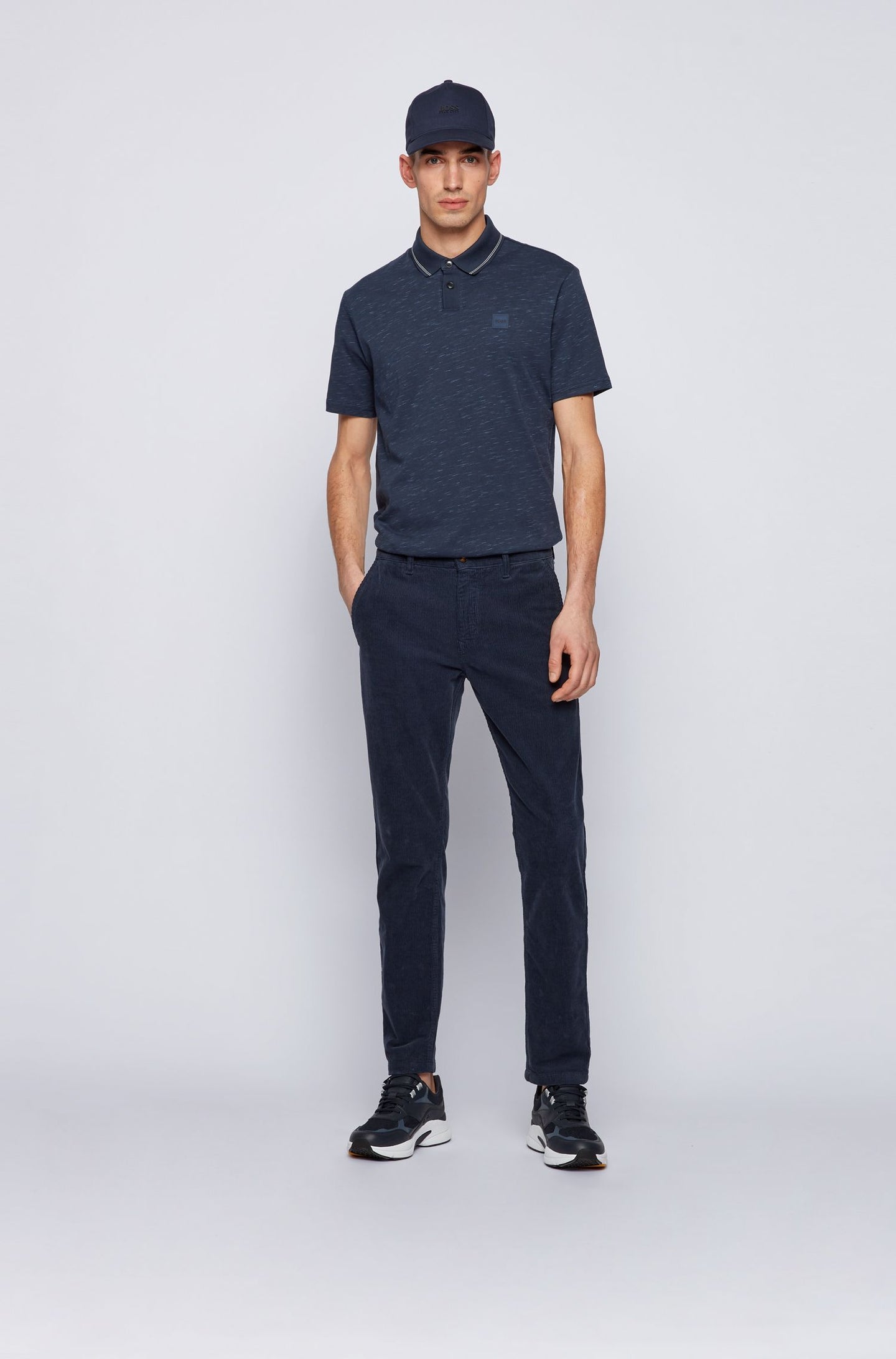 BOSS POLO μπλούζα Σκούρο μπλέ