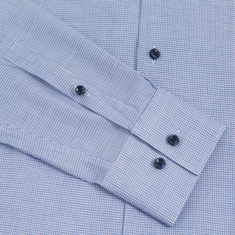 BOSS Πουκάμισο Καρό μπλέ