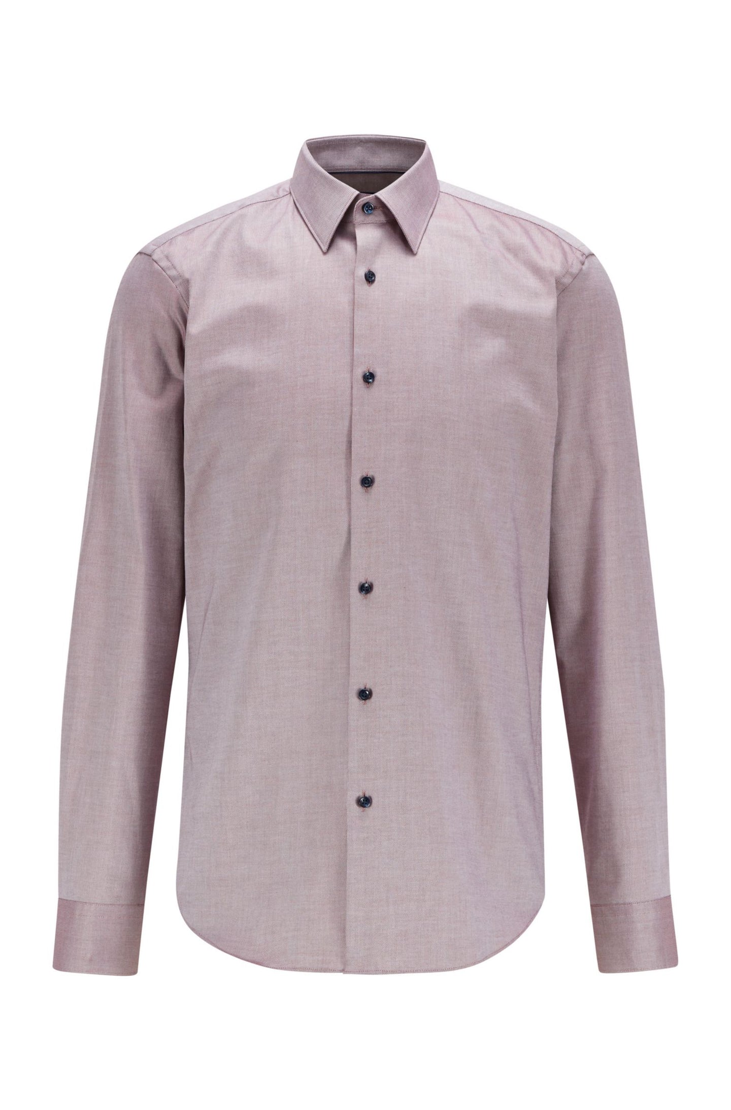 BOSS πουκάμισο λεπτό ανοιχτό καφέ